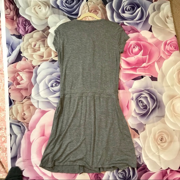Cupio Gray Dress Drawstring Waist - Picture 7 of 7